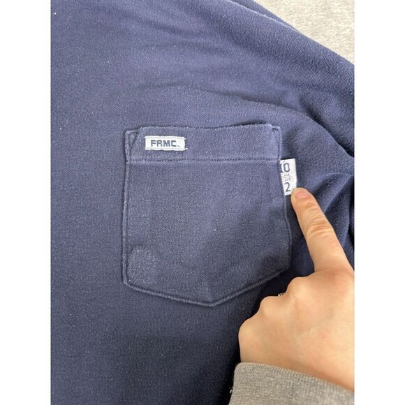 Tyndale Flame Resistant Long Sleeve T Shirt Men's Size 2XL XXL Blue Workwear - Picture 5 of 12